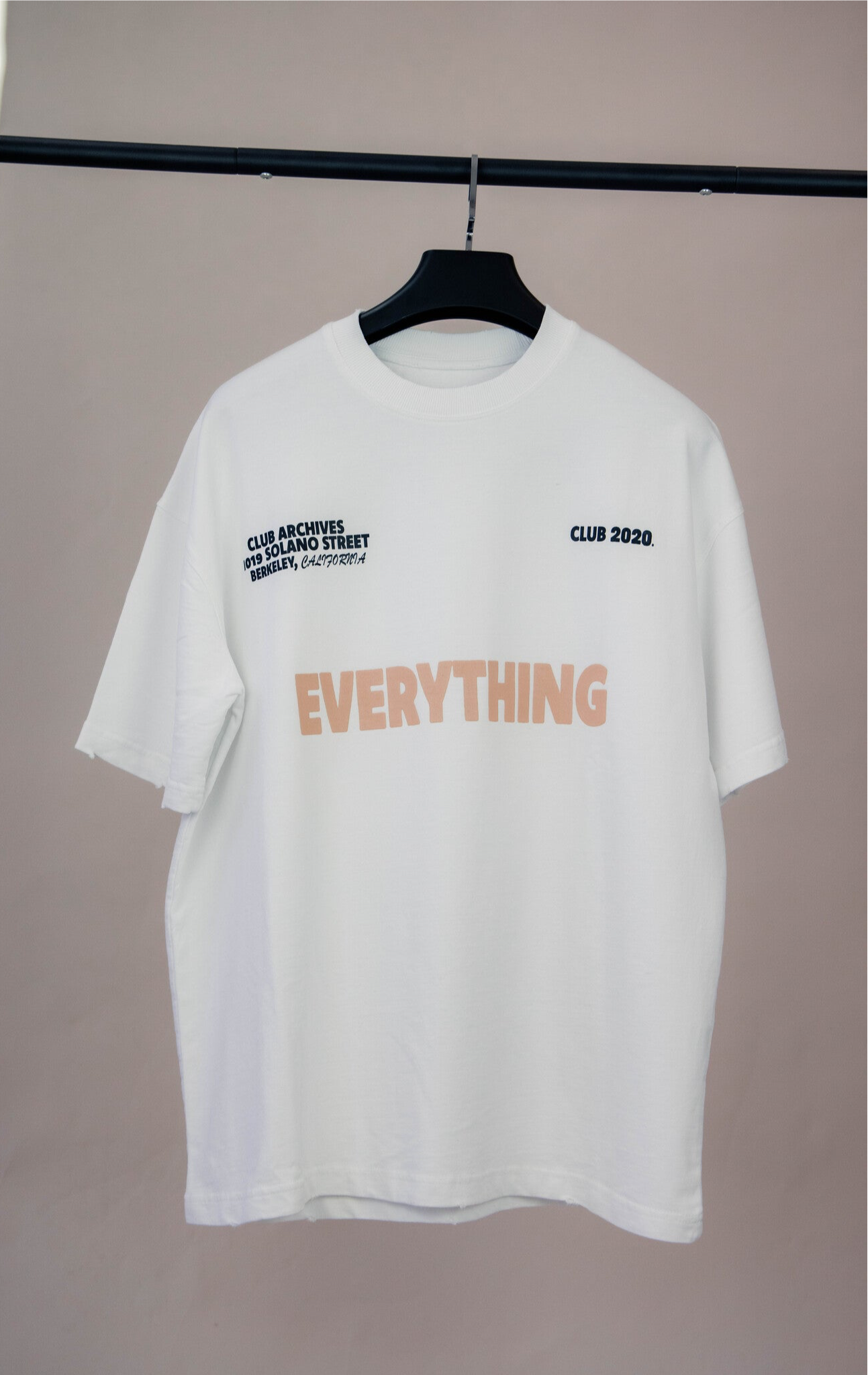 EVERYTHING CLUB ARCHIVES T-SHIRT - WHITE