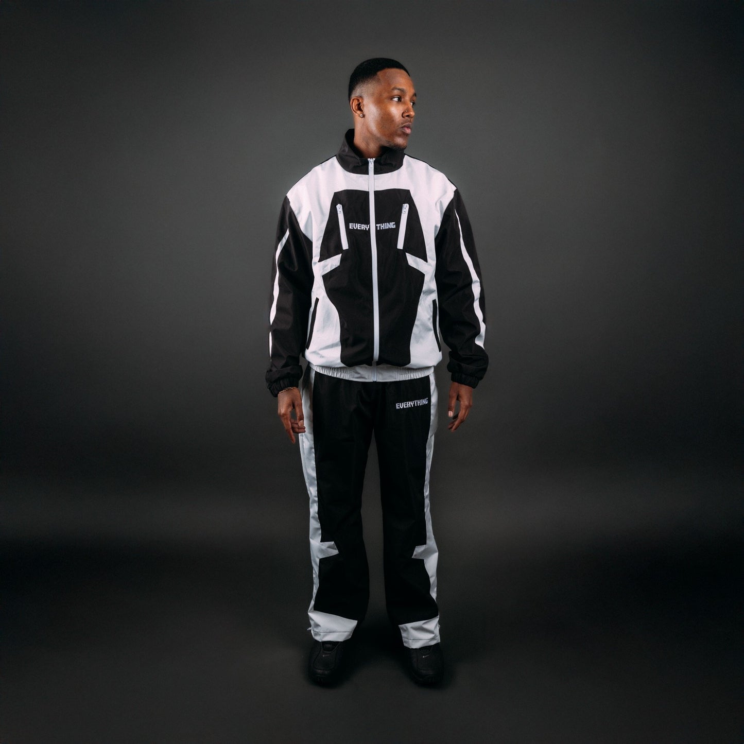 EVERYTHING Waterproof Tracksuit Jacket Black