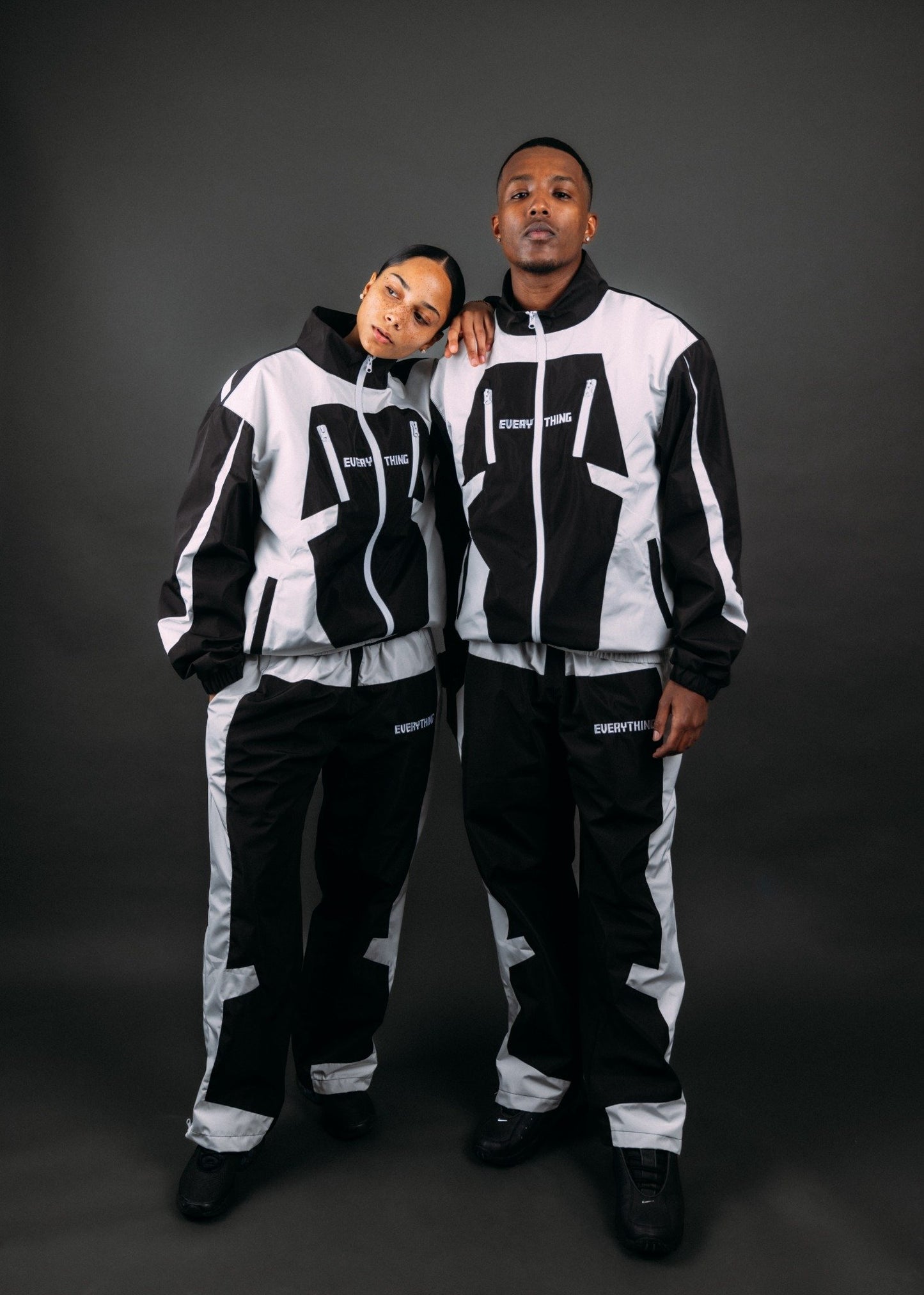 EVERYTHING Waterproof Tracksuit Jacket Black