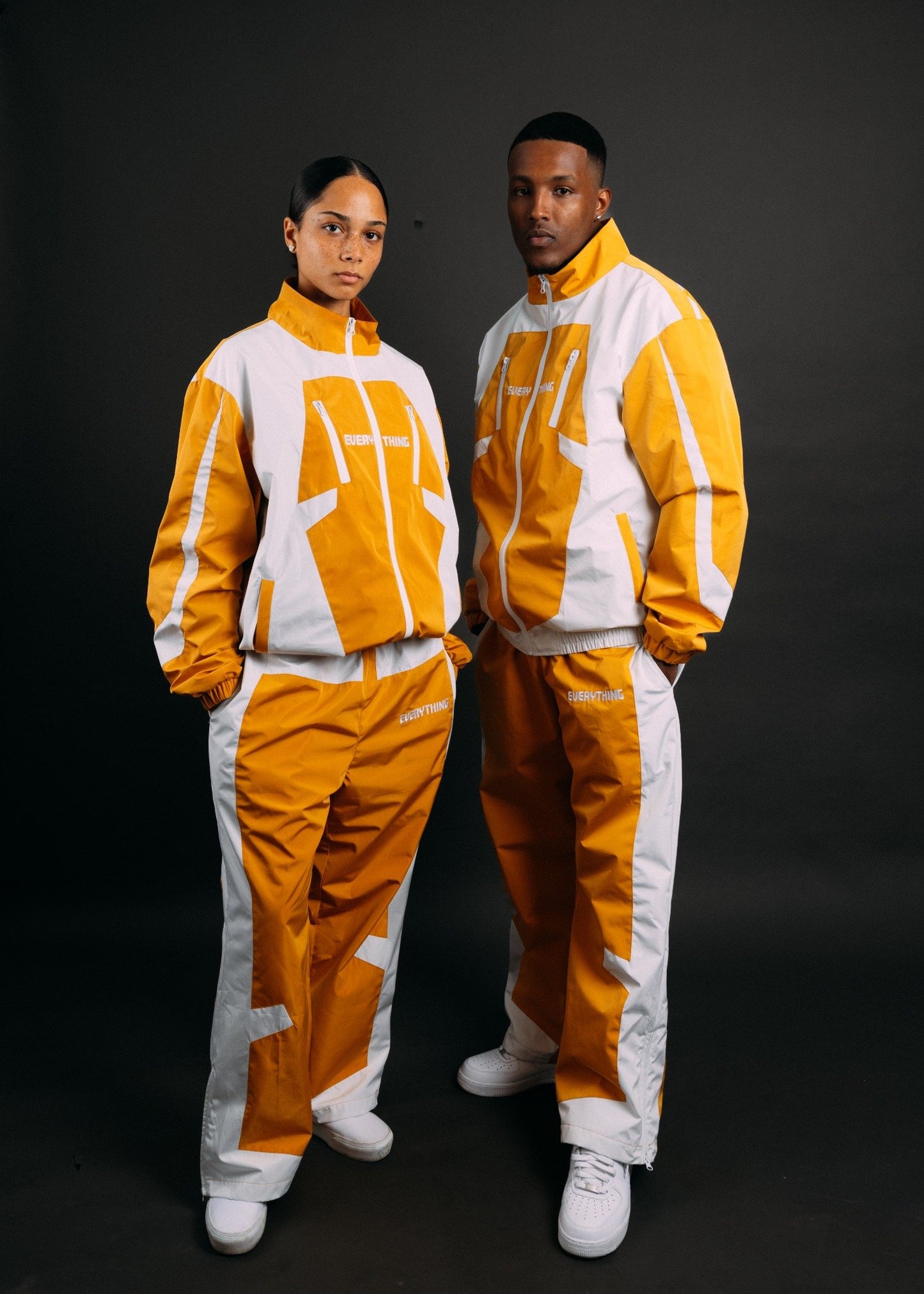 EVERYTHING Waterproof Tracksuit Pants Gold