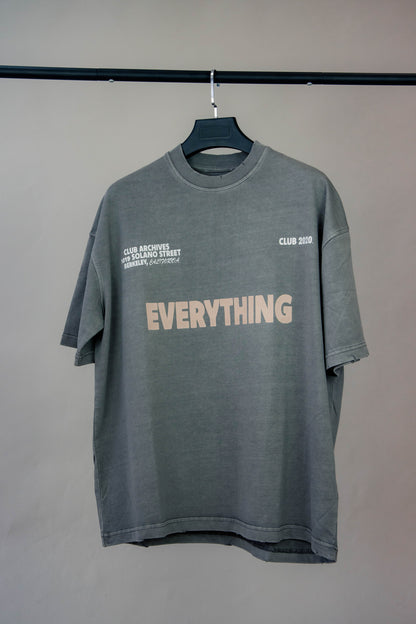 EVERYTHING CLUB ARCHIVES T-SHIRT - GREY