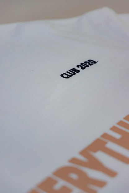 EVERYTHING CLUB ARCHIVES T-SHIRT - WHITE